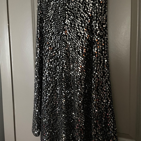 LULUS sequined midi skirt holiday - Picture 2 of 5